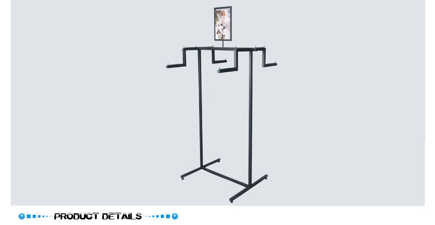 retail store clothes hanger rack clothes display rack exhibition clothes hanger rack