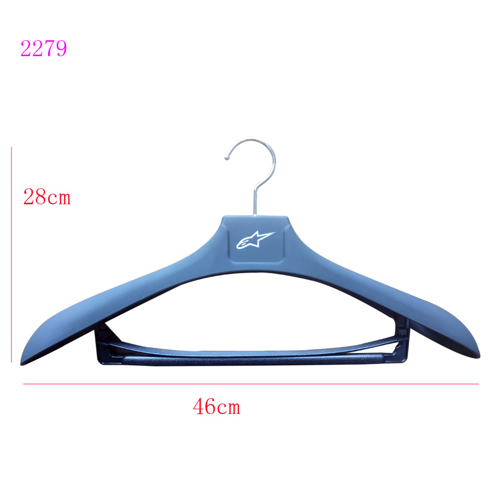 Laundry suits hangers with non-slip strips rack