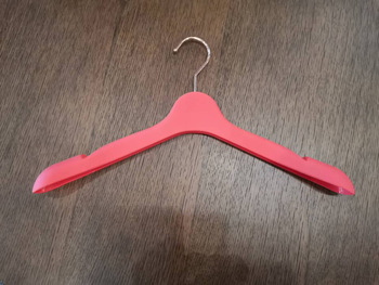 ABS plastic rubber non slip coat hanger by perfect polish for women cloth display