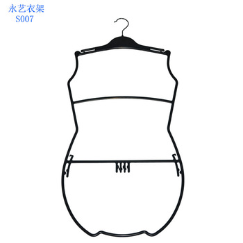 Full Body Swimwear Bikini Black Plastic Hangers for Display