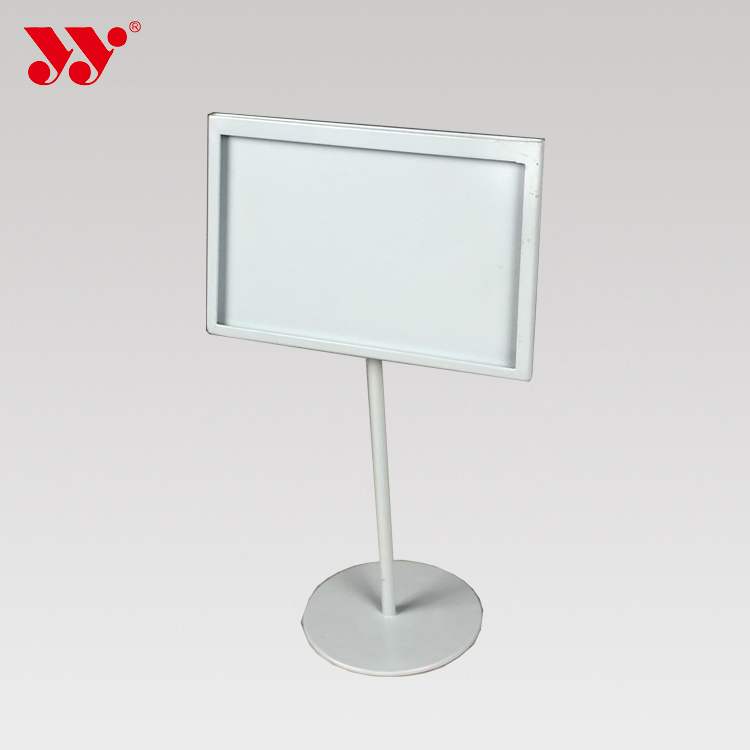 Matte White Metal Signboard Garment Pictures Signboard