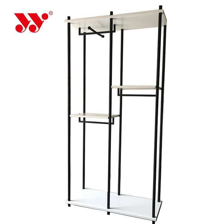 Double Layers Garment Rack Hanger Display Rack 